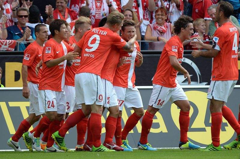 Radost fotbalistů Mohuče.