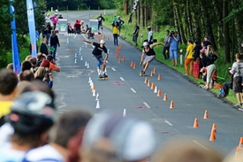 Sobotní hybrid slalom.