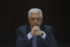 Palestinský prezident Mahmúd Abbás.