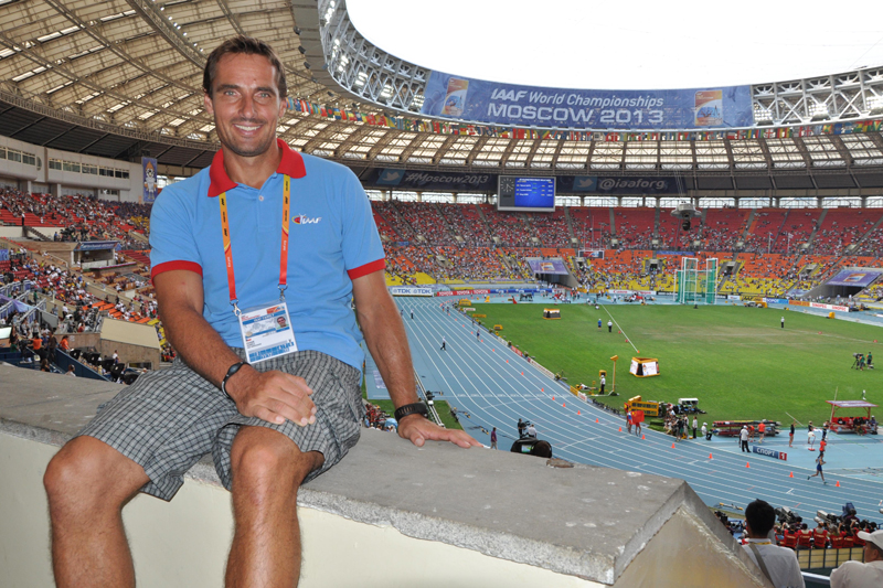 Roman Šebrle navštívil atletické mistrovství světa jako divák. Roman Šebrle navštívil atletické mistrovství světa jako divák.