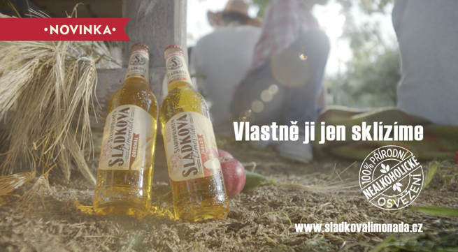 Reklama na Sládkovu limonádu.