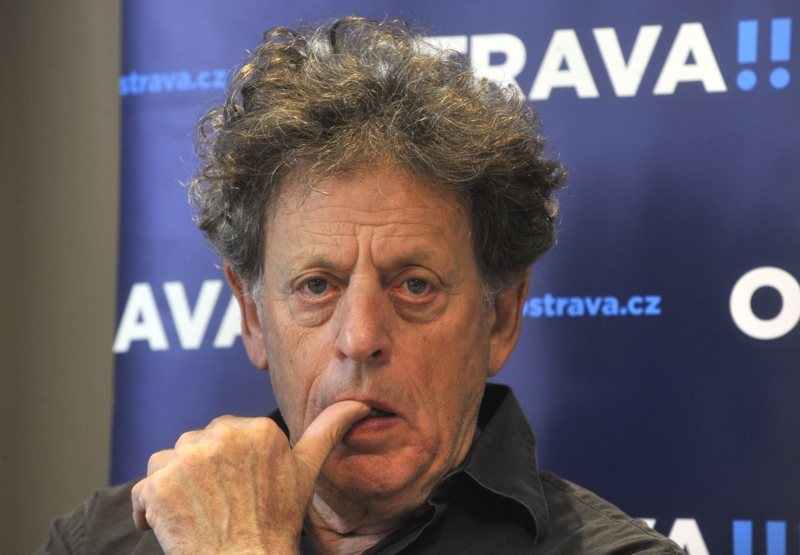 Slavný americký skladatel Philip Glass.