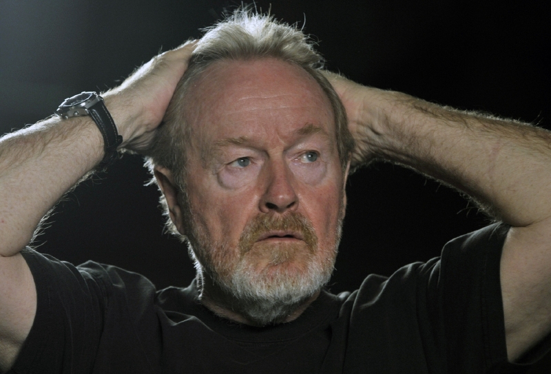 Ridley Scott je v Praze.