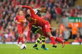 Fotbalista Liverpoolu Daniel Sturridge dal jediný gól zápasu.