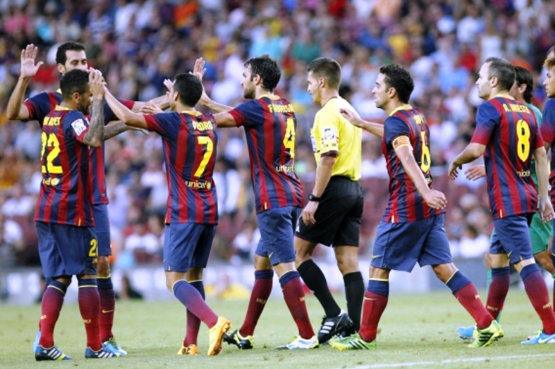 Fotbalisté Barcelony v prvním kole španělské ligy potupili Levante 7:0.