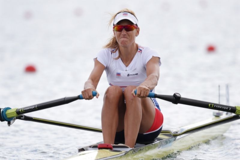 Nejlepší česká skifařka Mirka Knapková. Nejlepší česká skifařka Mirka Knapková.
