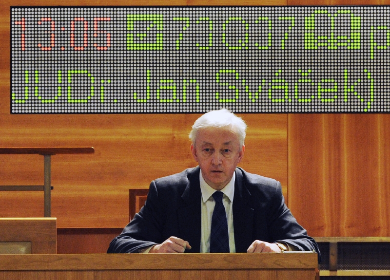 Jan Sváček při rozhodování o jeho nominaci.