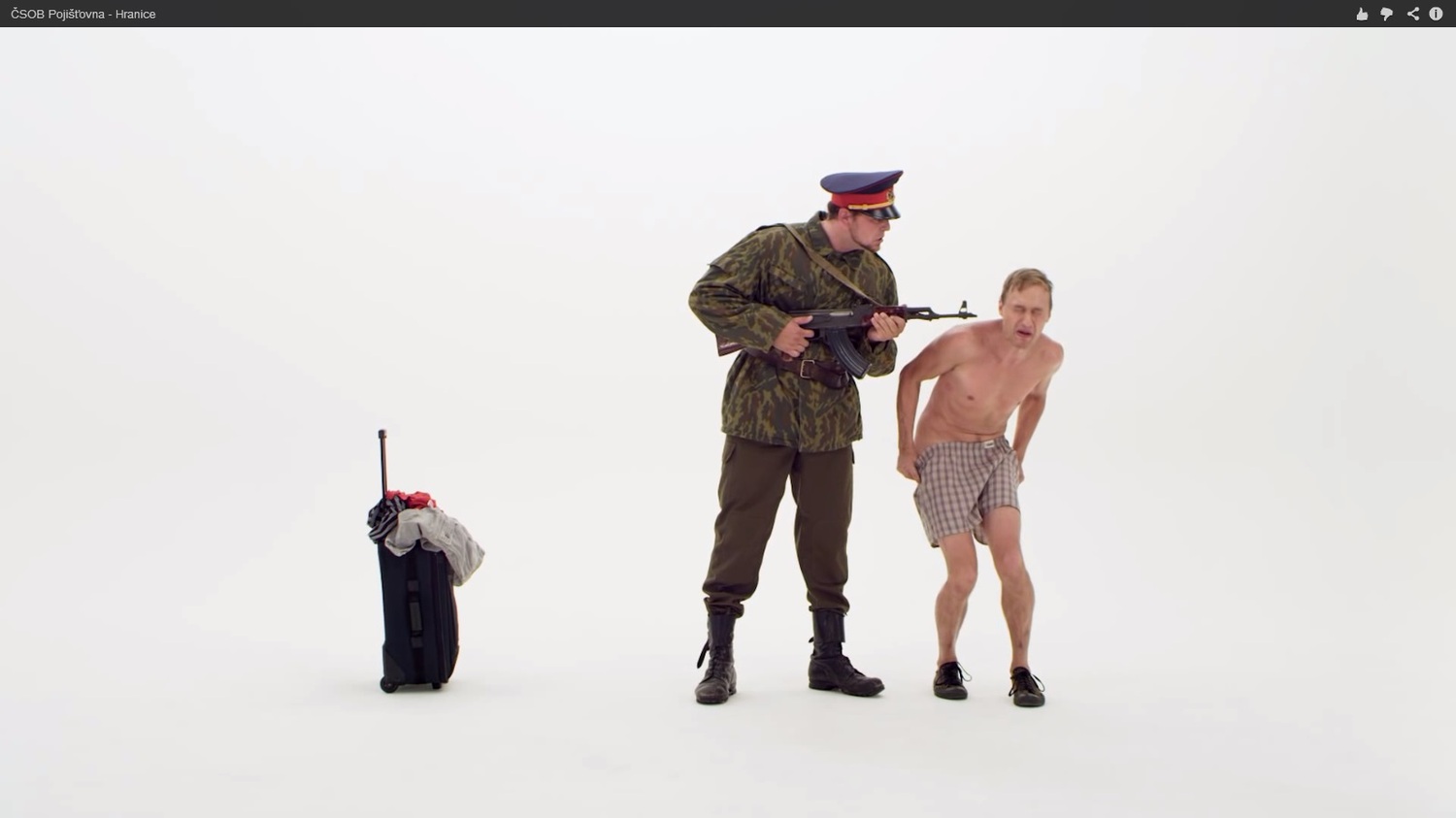 Snímek ze spotu ČSOB Pojišťovny.