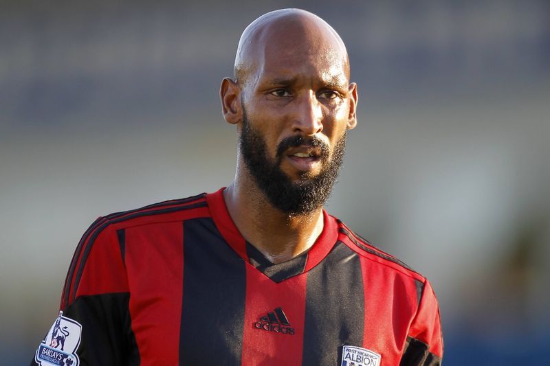 Francouzský útočník Nicolas Anelka. Francouzský útočník Nicolas Anelka.