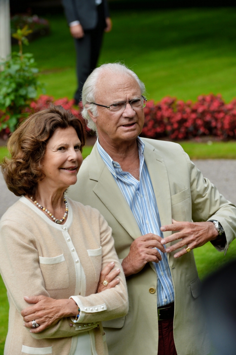 Král Carl XVI. Gustaf s chotí Silvií.