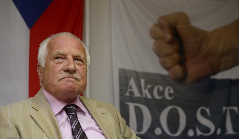 Václav Klaus chce pozvednout českou politickou scénu.