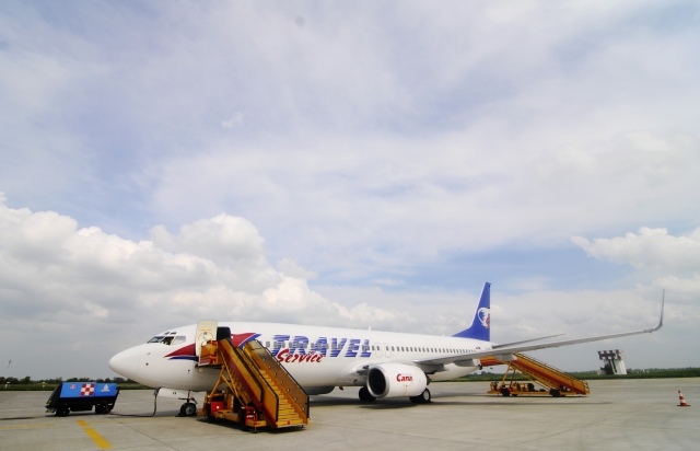 Pilota české společnosti Travel Service postihly zdravotní potíže (ilustrační foto).