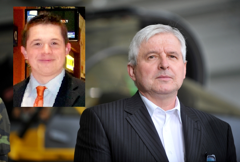 Jiří Rusnok (vpravo) a jeho syn Michal.