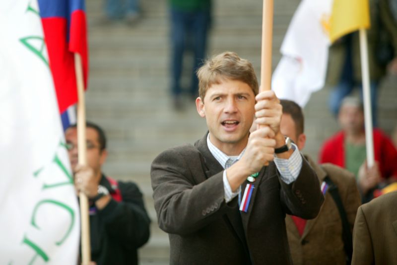 Šéf Svobodných Petr Mach.