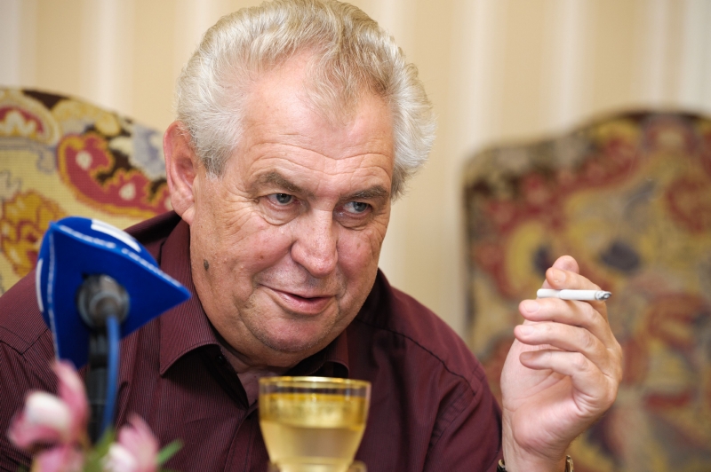 Prezident Miloš Zeman. Prezident Miloš Zeman.