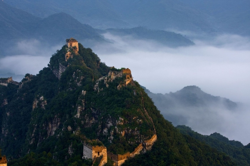 Velká zeď Jiankou, vesnice Xizhaizi, Čína. (Foto: Profimedia.cz)