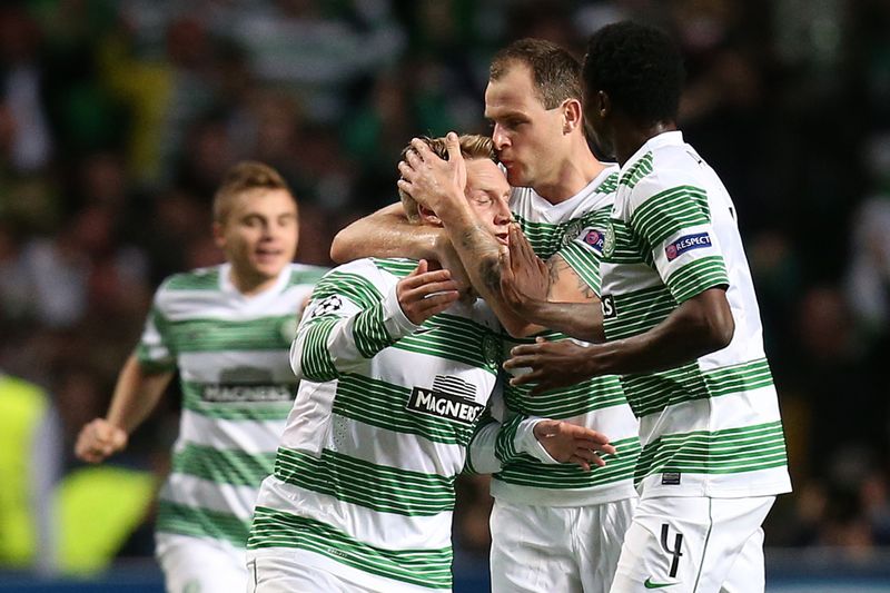 Euforie hráčů Celticu.