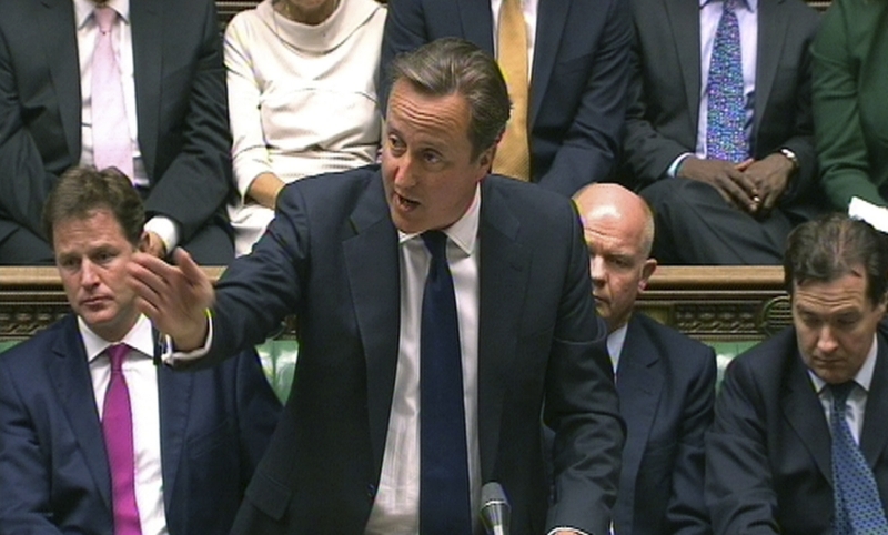 Britský premiér David Cameron.