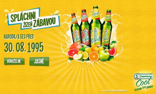 Aktuální web Staropramenu.