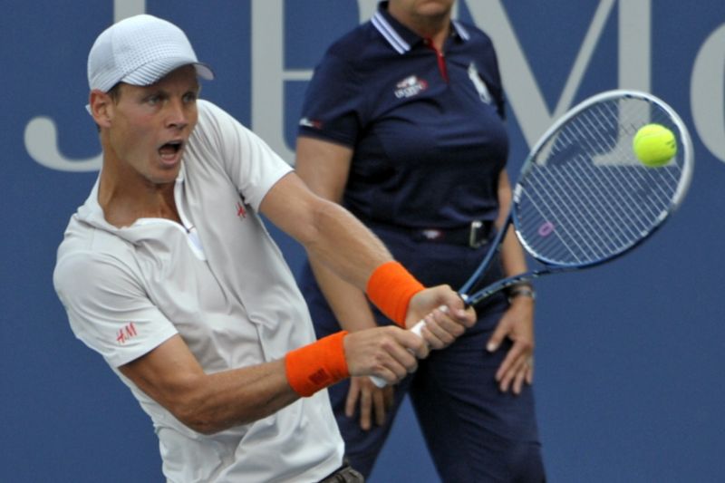 Česká tenisová jednička Tomáš Berdych.