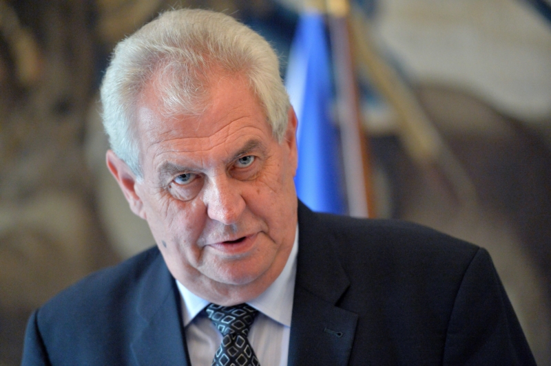Prezident Miloš Zeman. Prezident Miloš Zeman.