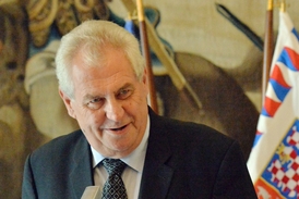 Prezident Miloš Zeman.