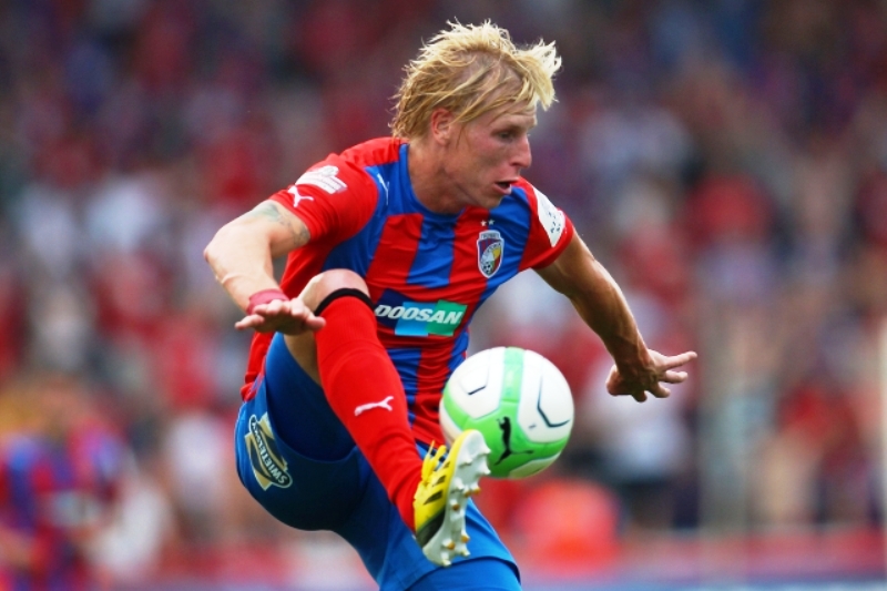 Plzeňský František Rajtoral se proti Olomouci blýskl parádní trefou. Plzeňský František Rajtoral se proti Olomouci blýskl parádní trefou.