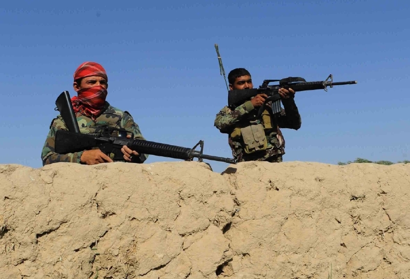Afghánští vojáci při akci proti talibům v Herátu.