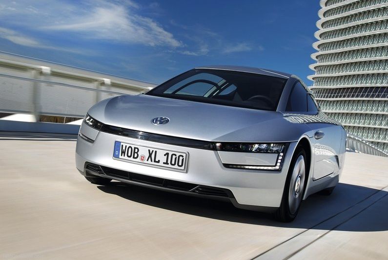 Přísně aerodynamický Volkswagen XL1.