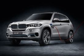 Koncepční vůz BMW X5 eDrive v celé své kráse.
