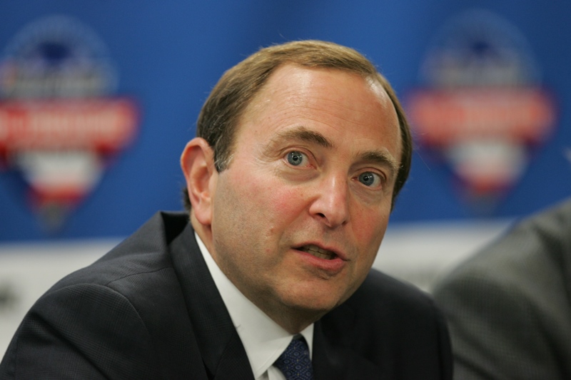 Komisionář NHL Gary Bettman.