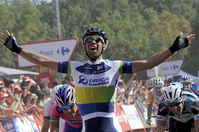 Cyklista Vincenzo Nibali. Cyklista Vincenzo Nibali.