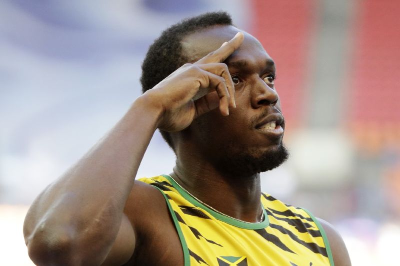 Fenomenální atlet Usain Bolt. Fenomenální atlet Usain Bolt.