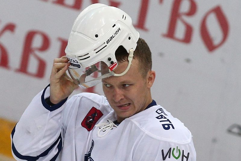 Hráč Dynama Moskva Konstantin Glazachev.