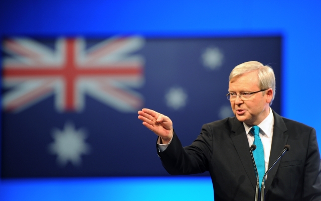 Kevin Rudd není se svými labouristy ve volbách favoritem.