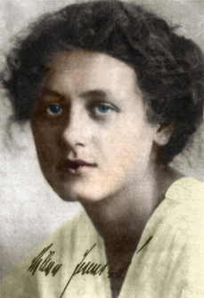 Mladičká Milena Jesenská.