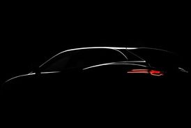 Zatím jen silueta, ktará představuje koncept Jaguar C-X17,