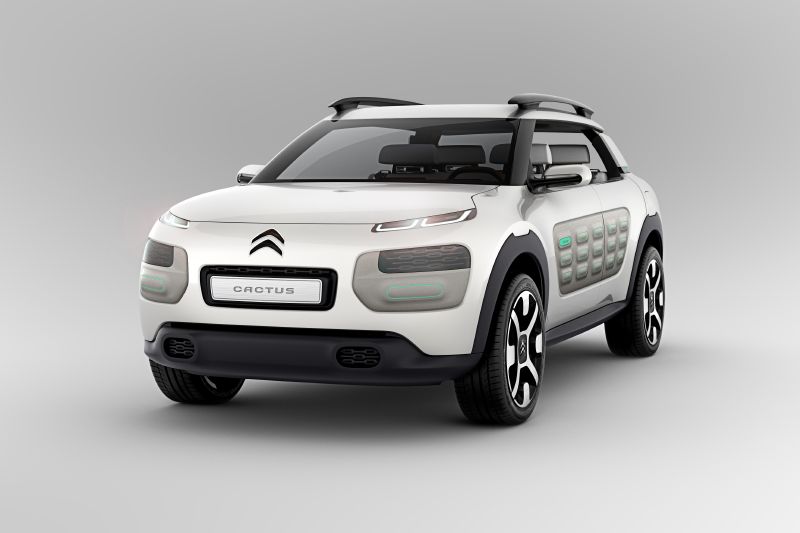 Koncept Citroën Cactus a jeho originální design.