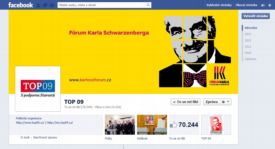TOP 09 vsadila na osobu svého šéfa Karla Schwarzenberga i na sociálních sítích.