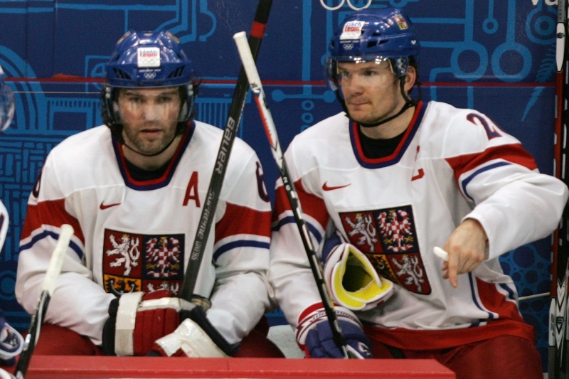 Jaromír Jágr si zahrál s Patrikem Eliášem na olympijských hrách ve Vancouveru.