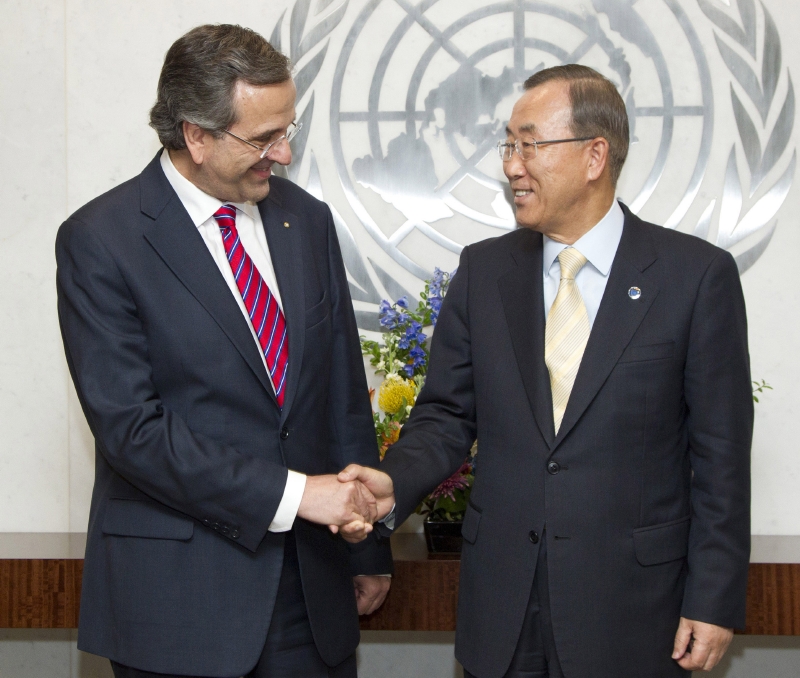 Řecký premiér Antonis Samaras.