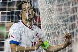 Smutný kapitán Tomáš Rosický.