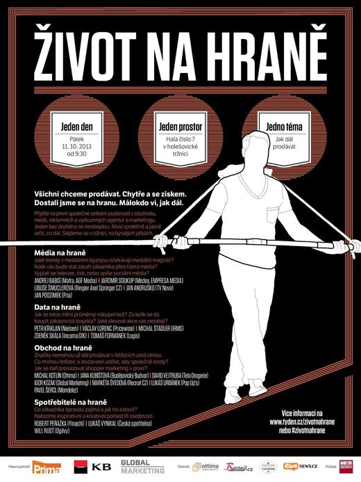Inzerát konference Život na hraně.
