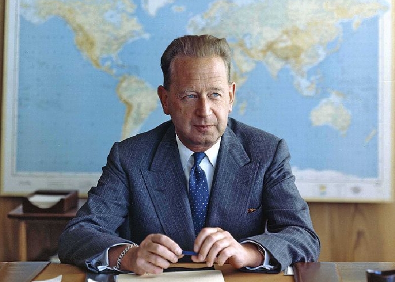 Šéf OSN Hammarskjöld - jeho smrt je stále záhadou.