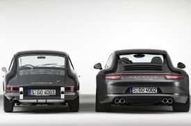 Dvakrát porsche. I zezadu.