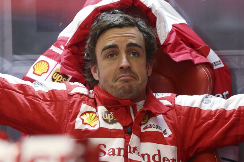 Španělský pilot Fernando Alonso.