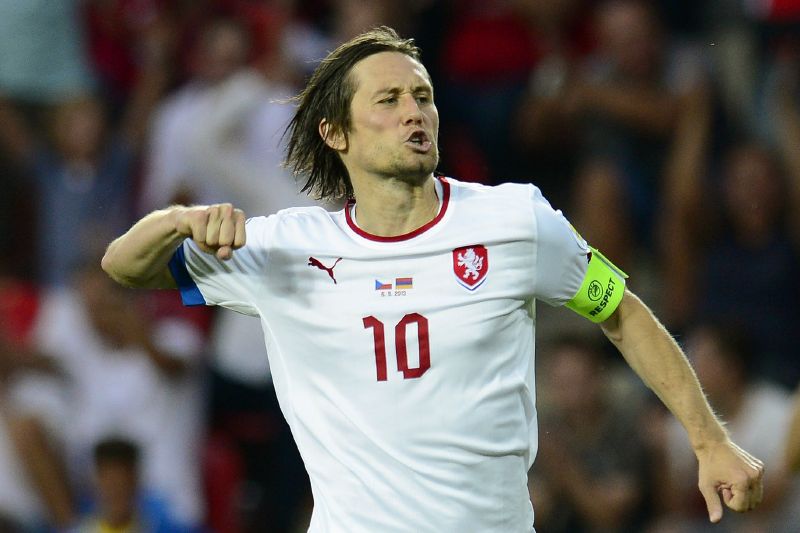 Kapitán Tomáš Rosický. Kapitán Tomáš Rosický.
