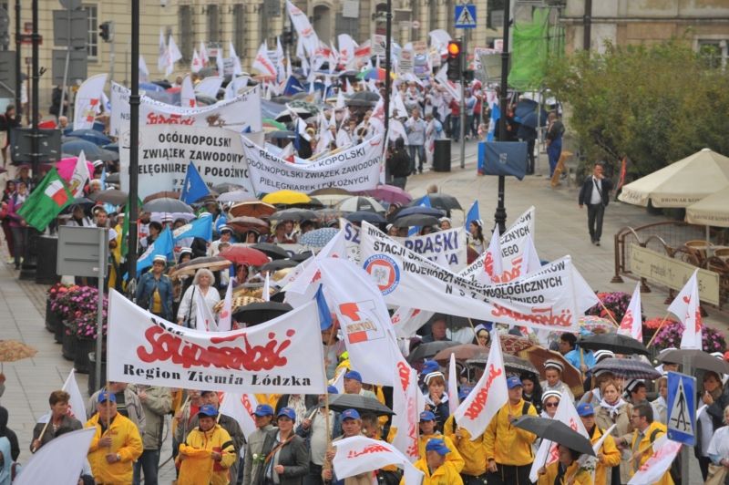 Demonstranti se sjeli do polské metropole.