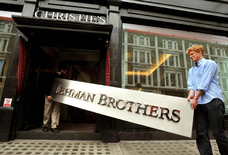 Klíčová americká banka Lehman Brothers padla za oběť krizi v roce 2008.
