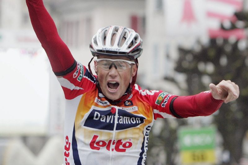 Americký cyklista Chris Horner.